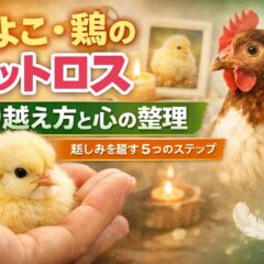 ひよこ・鶏のペットロスの乗り越え方｜専門家が教える心の回復ステップと動物福祉の視点