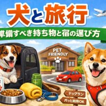 犬と旅行するときに準備すべきもの完全ガイド｜宿の選び方から当日の注意点まで