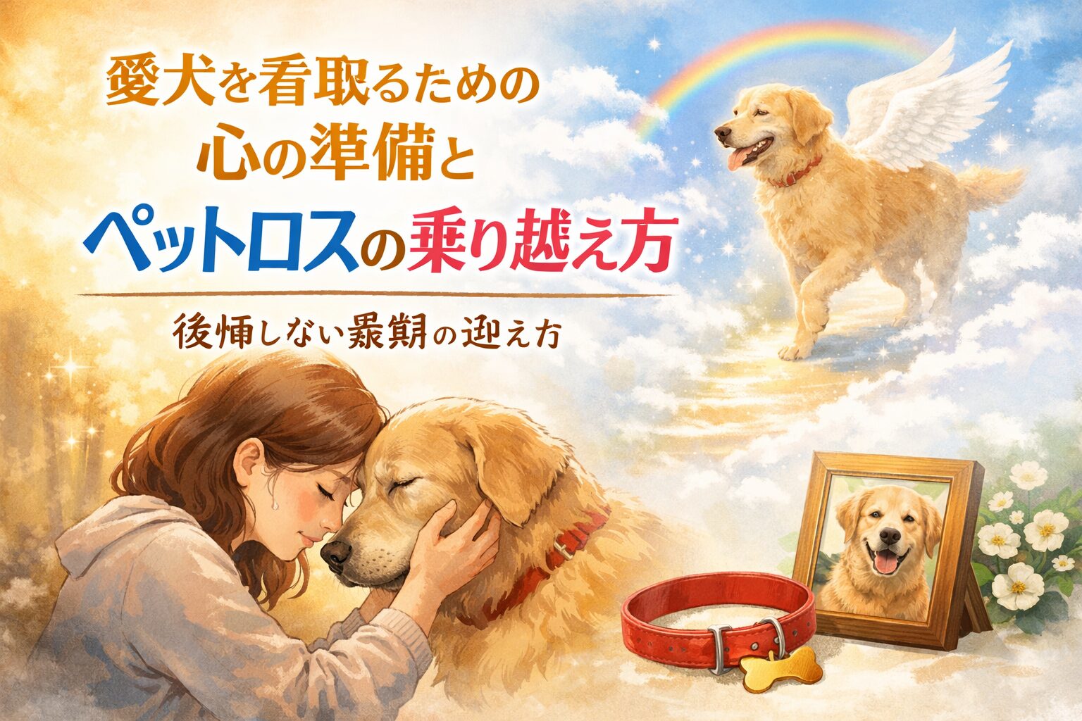 愛犬を看取るための心の準備とペットロスの乗り越え方