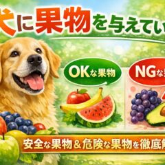 犬に果物を与えていい？食べてOK・NGの果物一覧と安全な与え方を徹底解説