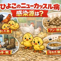 ひよこ・鶏のニューカッスル病の感染源とは？原因・症状・予防まで徹底解説