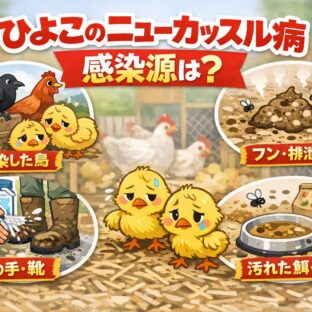 ひよこ・鶏のニューカッスル病の感染源とは？原因・症状・予防まで徹底解説