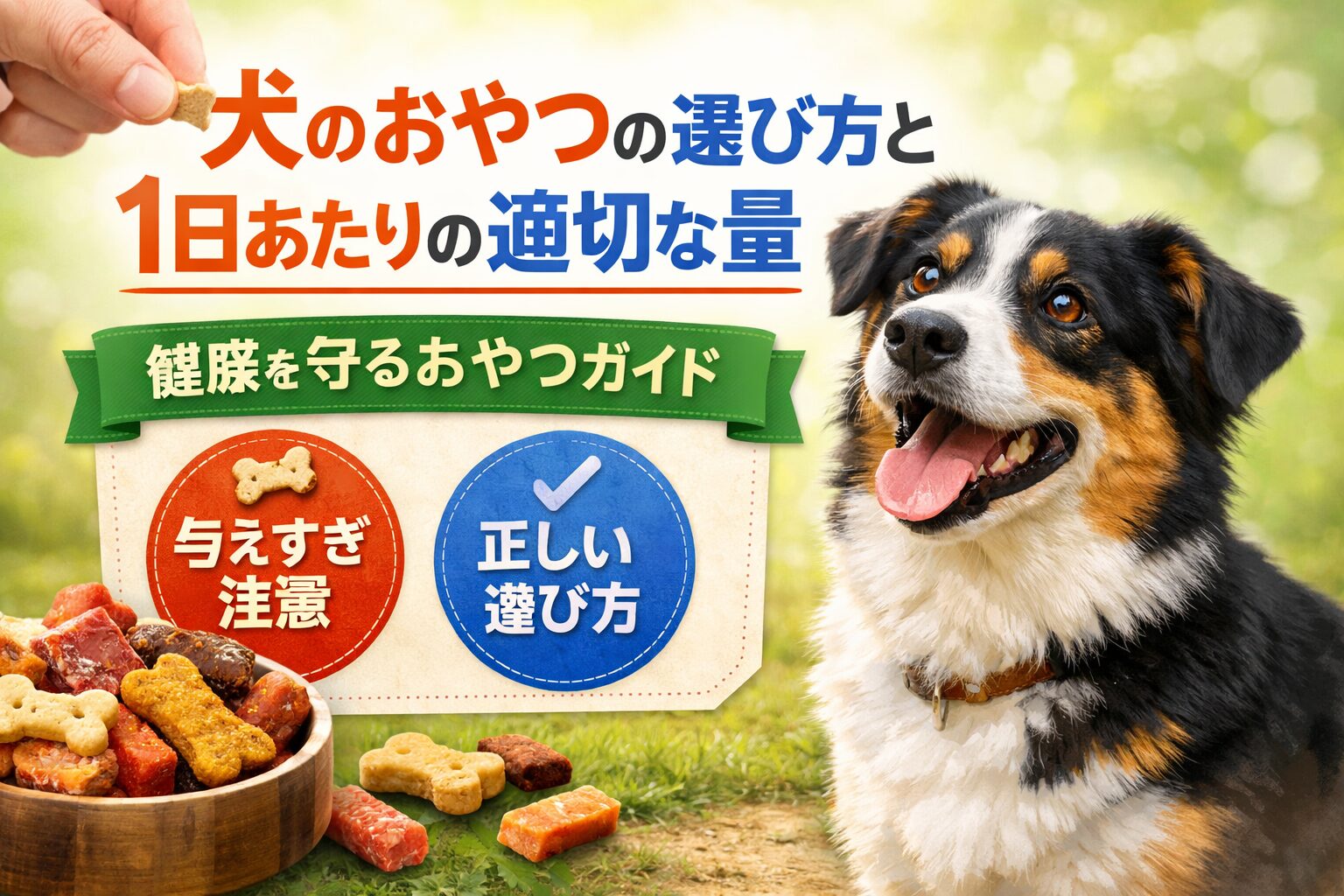 犬のおやつの選び方
