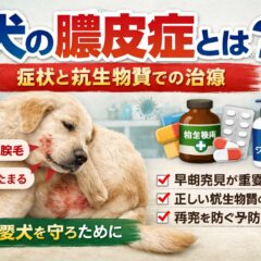 犬の膿皮症とは？症状・原因・抗生物質による治療法を獣医師監修で徹底解説