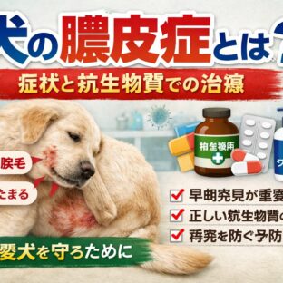 犬の膿皮症とは？症状・原因・抗生物質による治療法を獣医師監修で徹底解説
