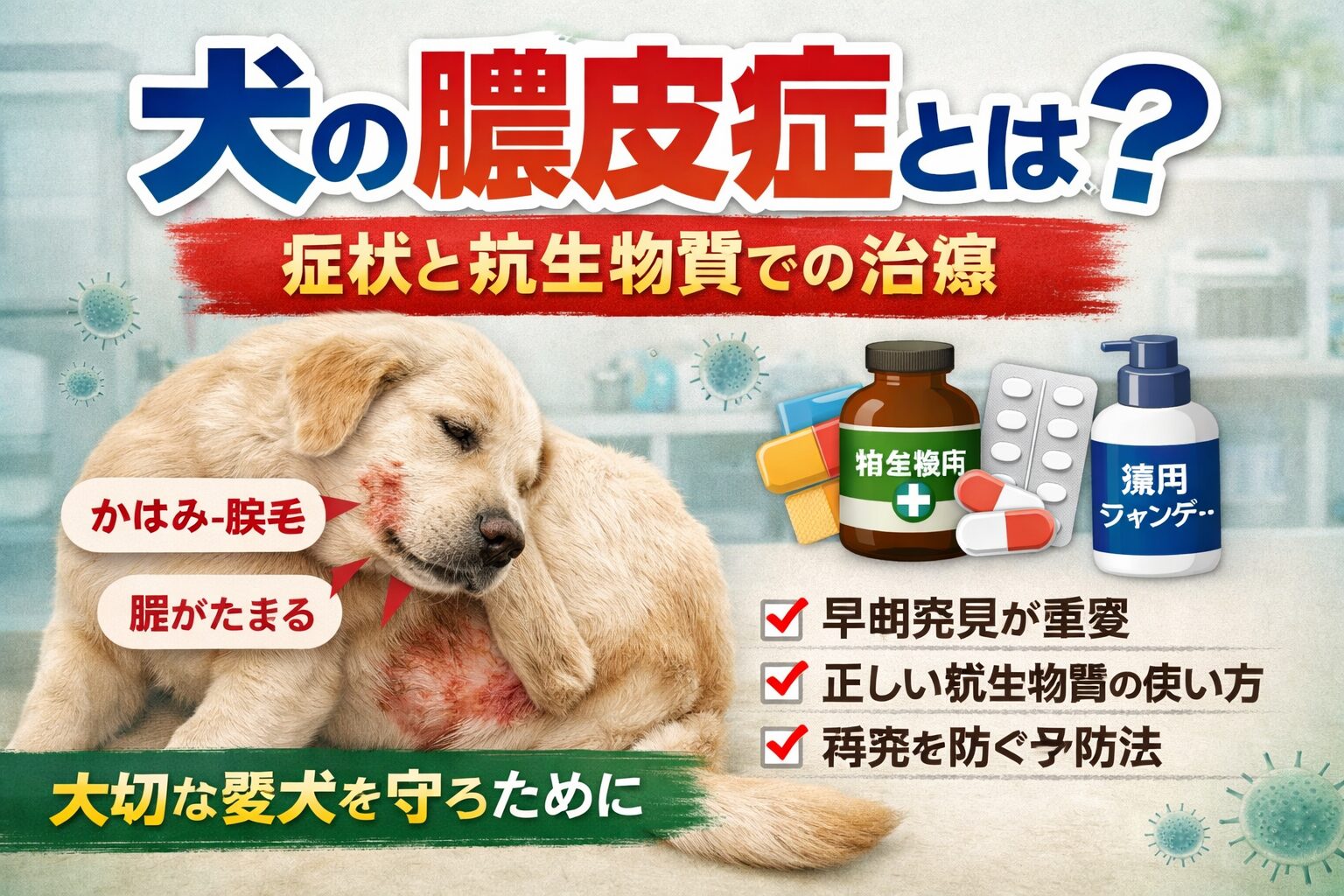 犬の膿皮症とは