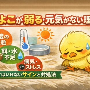 ひよこが元気がない・弱る理由とは？原因と対処法を動物福祉の視点で徹底解説