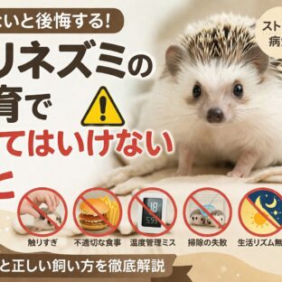 ハリネズミの飼育でやってはいけないこと15選｜動物福祉の視点から徹底解説