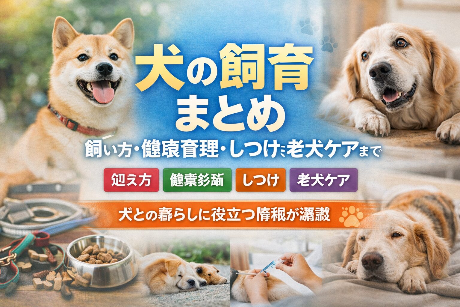 犬の飼育とケアガイドまとめ