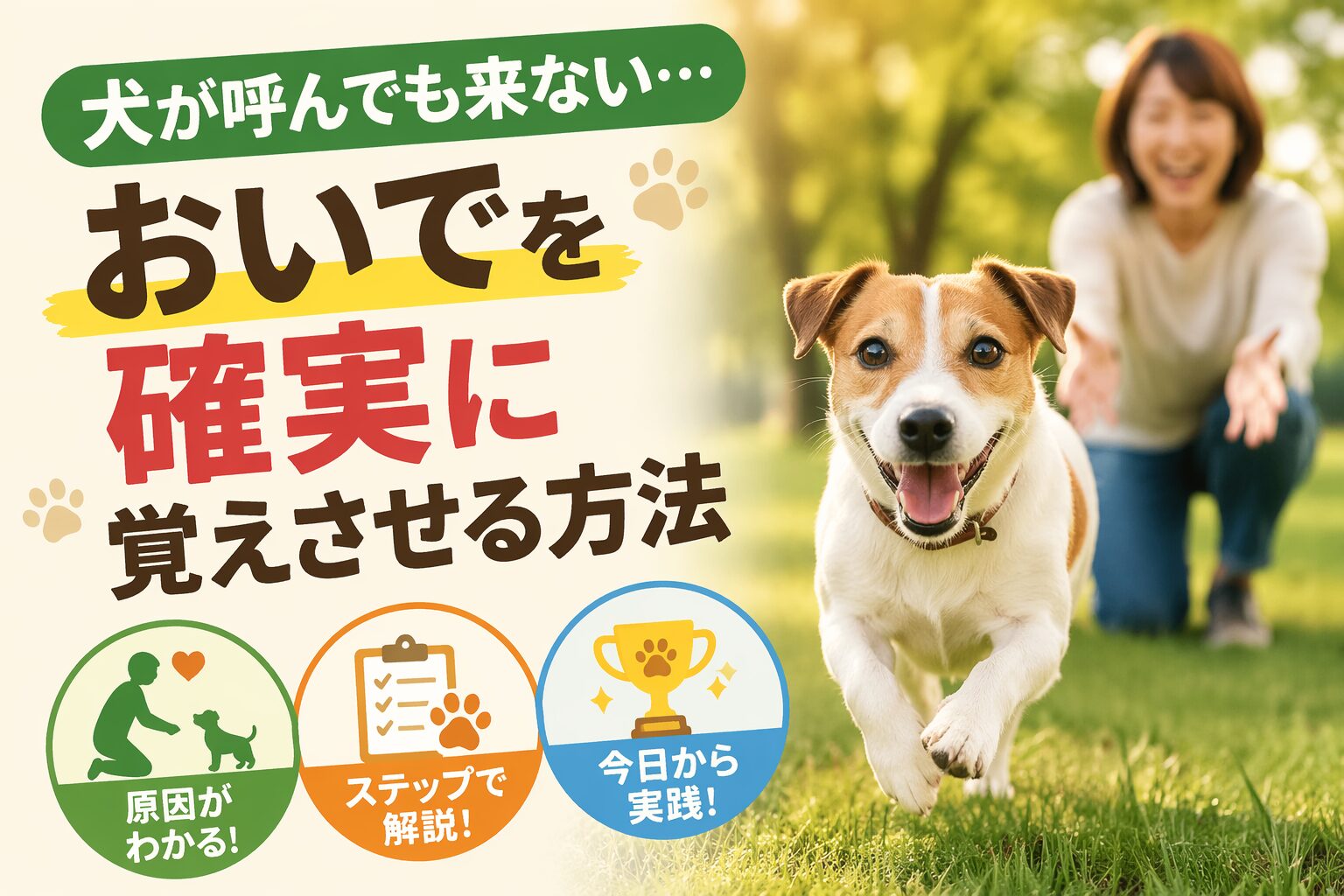 犬が呼んでも来ない原因と「おいで」を確実に覚えさせる科学的トレーニング法