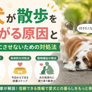 犬が散歩を嫌がる原因と嫌いにさせないための対処法｜専門家が解説