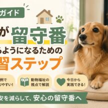 犬が留守番できるようになる練習ステップ【獣医師監修・完全ガイド】