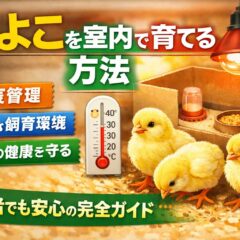 ひよこを室内で育てる方法【完全ガイド】動物福祉の視点から正しい飼育を学ぶ