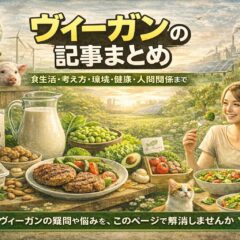 ヴィーガンの記事まとめ｜食生活・考え方・環境・健康・人間関係まで学べるハブページ