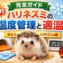ハリネズミの温度管理と適温｜冬眠・夏バテを防ぐ完全ガイド【動物福祉の視点から解説】
