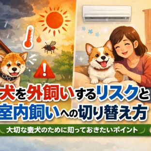 犬の外飼いリスクと室内飼いへの切り替え方法｜動物福祉の専門家が徹底解説