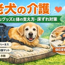 老犬の介護で必要なグッズと体の支え方・床ずれ対策｜獣医師監修レベルの完全ガイド