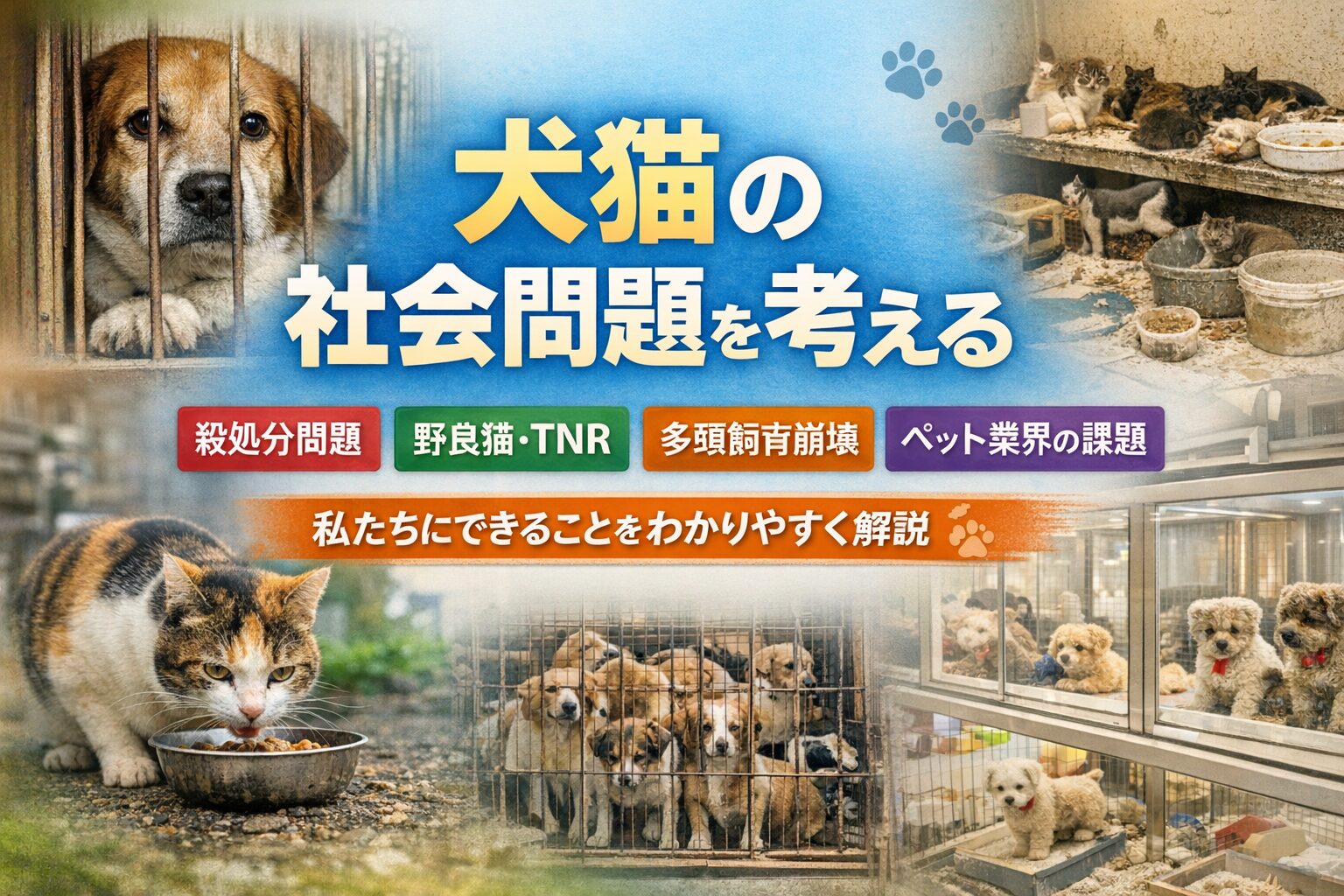 犬猫に関する社会問題