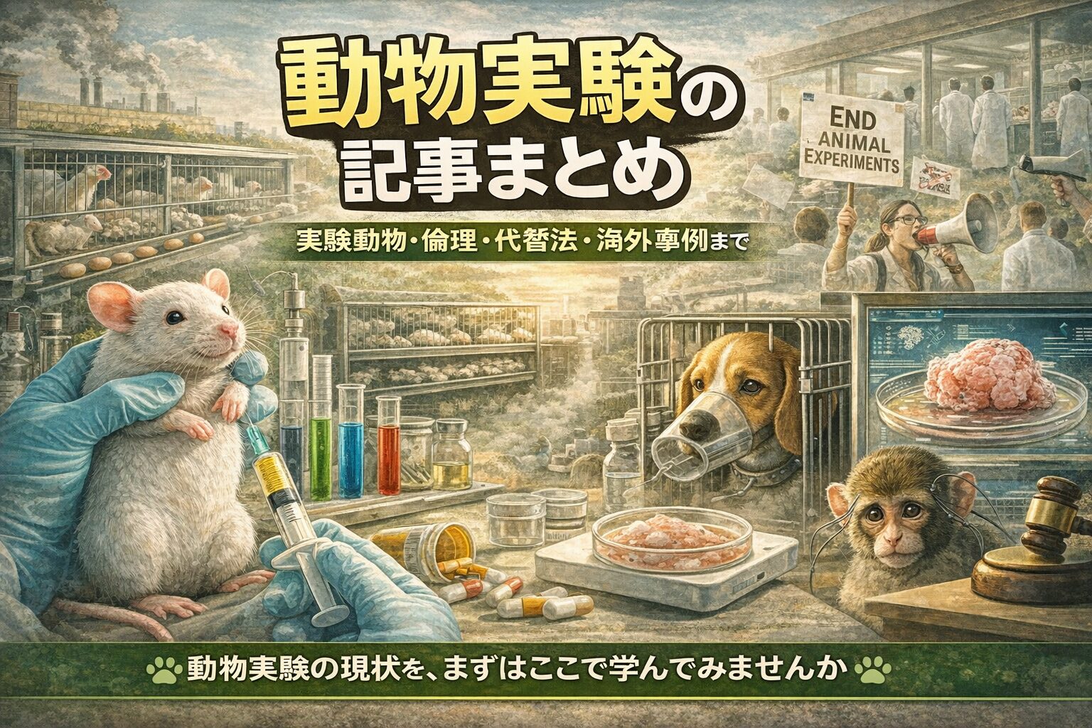 動物実験についてまとめ