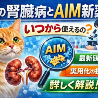 猫の腎臓病に「AIM新薬」はいつから使える？最新情報と仕組みを徹底解説【2026年版】