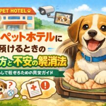犬をペットホテルに預けるときの選び方と不安の解消法｜失敗しないための完全ガイド