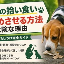 犬の拾い食いをやめさせる方法と危険な理由【獣医師監修レベルの完全ガイド】