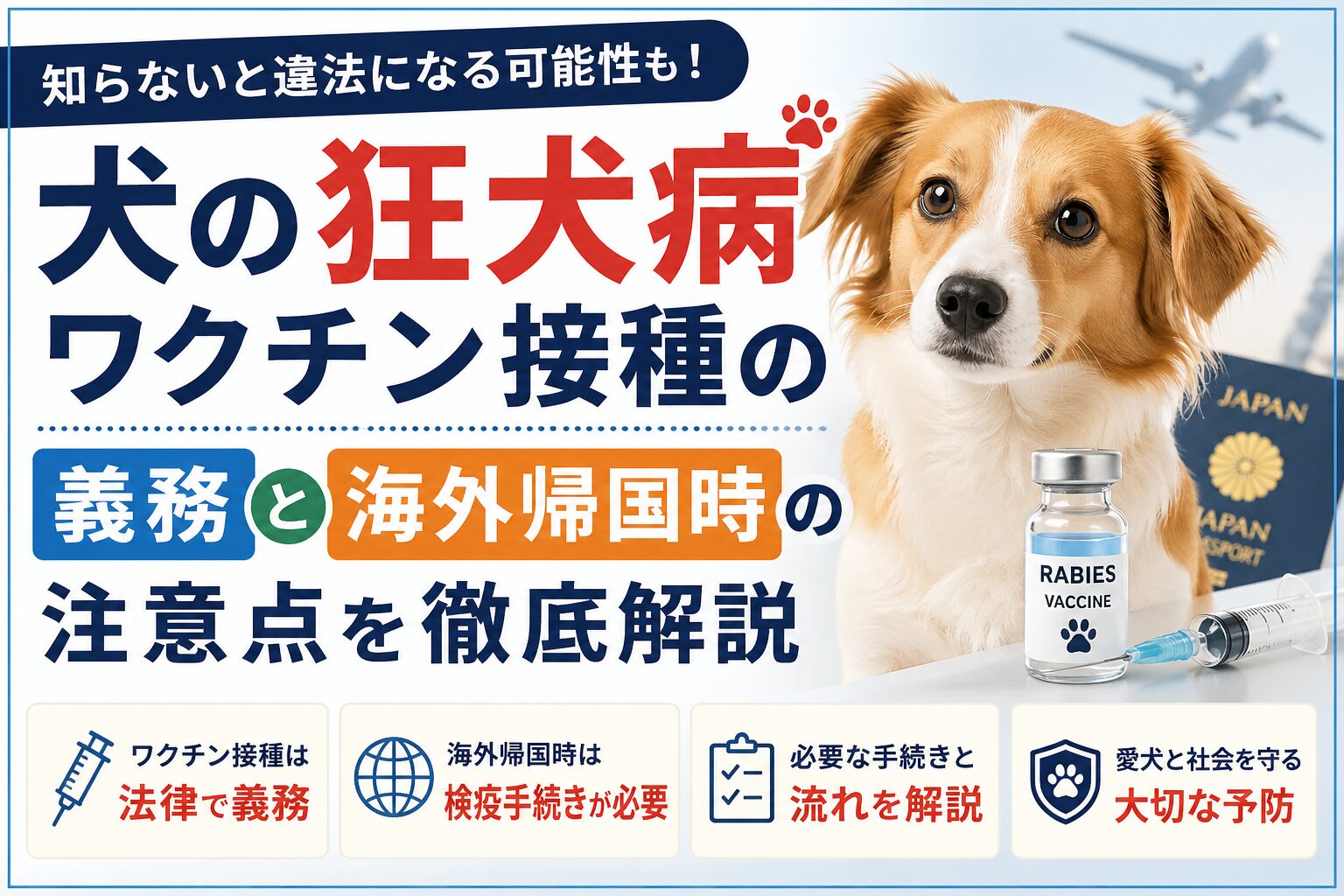 犬の狂犬病ワクチン接種