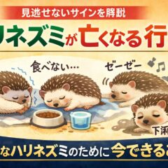 ハリネズミが亡くなる前の行動とは？獣医師監修｜見逃してはいけないサイン10選