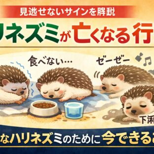 ハリネズミが亡くなる前の行動とは？獣医師監修｜見逃してはいけないサイン10選