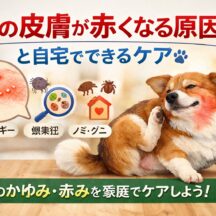 犬の皮膚が赤くなる原因と自宅でできるケア｜獣医師も推奨する正しい対処法