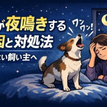 犬が夜鳴きする原因と対処法｜眠れない飼い主へ贈る完全ガイド