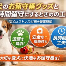 犬のお留守番グッズ完全ガイド｜長時間の外出でも愛犬が安心できる環境づくり