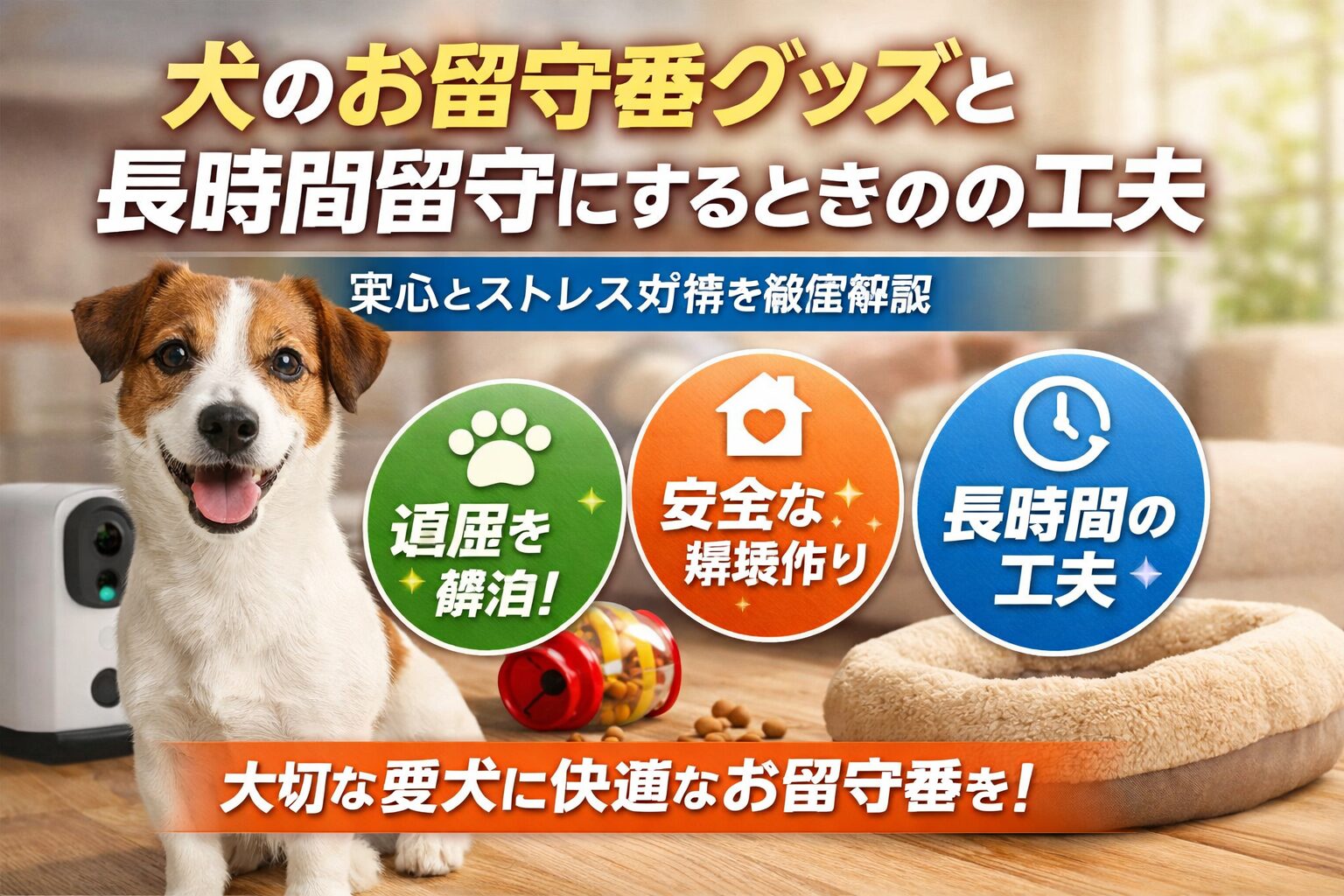 犬のお留守番グッズ完全ガイド