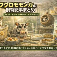 フクロモモンガの飼育記事まとめ｜飼い方・懐かせ方・餌・病気・飼育環境までわかるハブページ