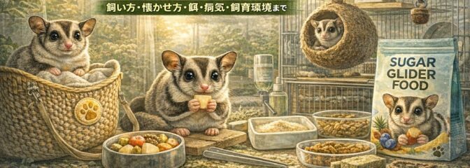 フクロモモンガの飼育まとめ