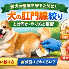 犬の肛門腺絞りとは？正しいやり方・頻度・しないとどうなるかを徹底解説