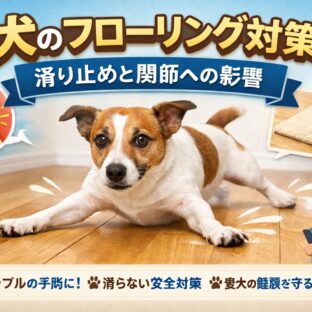 犬のフローリング対策完全ガイド｜滑り止めが関節を守る理由と正しい選び方