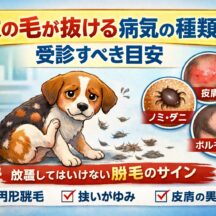犬の毛が抜ける病気の種類と受診すべき目安｜専門家が解説する脱毛サインの見分け方