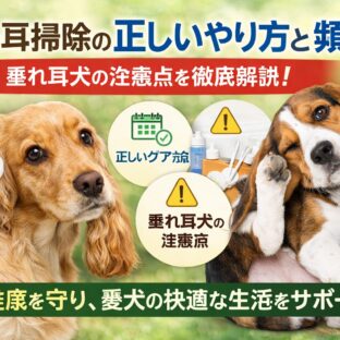犬の耳掃除の正しいやり方と頻度・垂れ耳犬の注意点【獣医師監修レベルの完全ガイド】
