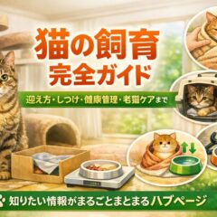 猫の飼育完全ガイド｜迎え方・しつけ・健康管理・老猫ケアまでまとめて読める
