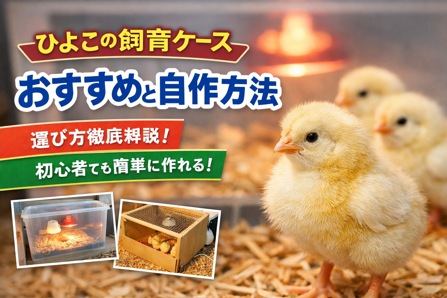 ひよこの飼育ケースおすすめ