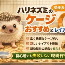 ハリネズミのケージおすすめ7選＋レイアウトの正解｜動物福祉の視点から徹底解説