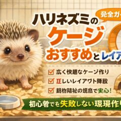 ハリネズミのケージおすすめ7選＋レイアウトの正解｜動物福祉の視点から徹底解説