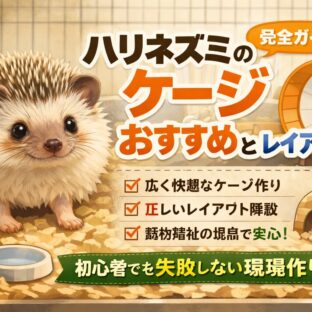 ハリネズミのケージおすすめ7選＋レイアウトの正解｜動物福祉の視点から徹底解説