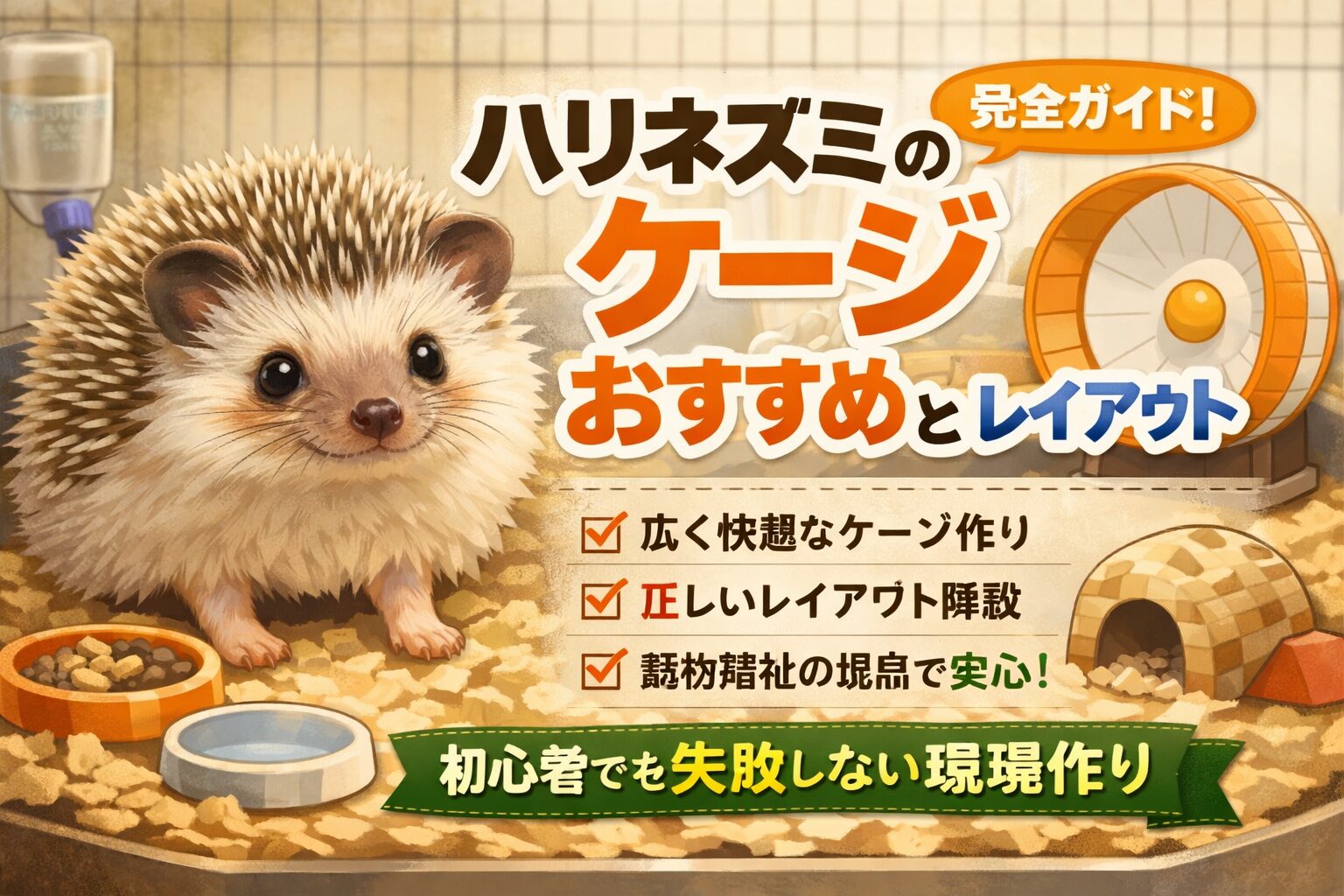 ハリネズミのケージおすすめ