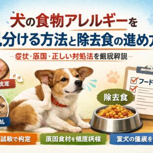 犬の食物アレルギーを見分ける方法と除去食の進め方｜症状・原因・実践ガイド完全版