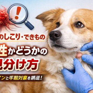 犬のしこり・できものが悪性かどうかの見分け方｜獣医師が教える早期発見のポイント