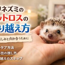 ハリネズミのペットロスを乗り越える方法｜悲しみを力に変える7つのステップ