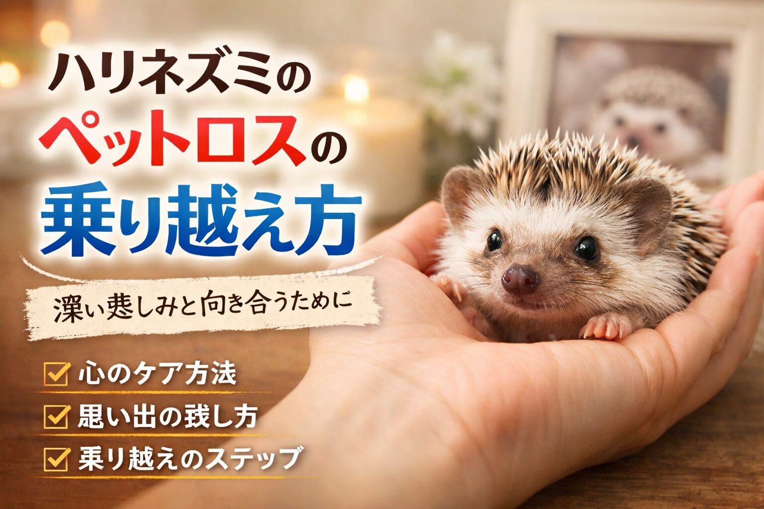 ハリネズミのペットロスを乗り越える方法