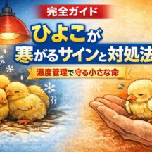 ひよこが寒がるサインと対処法｜体温管理を徹底して命を守る飼育ガイド